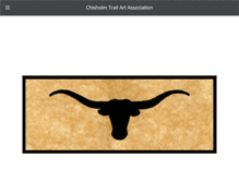 Tablet Screenshot of chisholmtrailartists.com